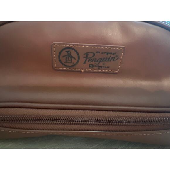 Penguin Original Mens Brown Travel Kit Accessory Bag NWT MSRP $49.50 Dopp Kit - Picture 2 of 5